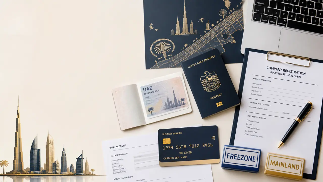 Créer une société à Dubaï : Freezone, Mainland, visa et banque, les choix qui changent le projet